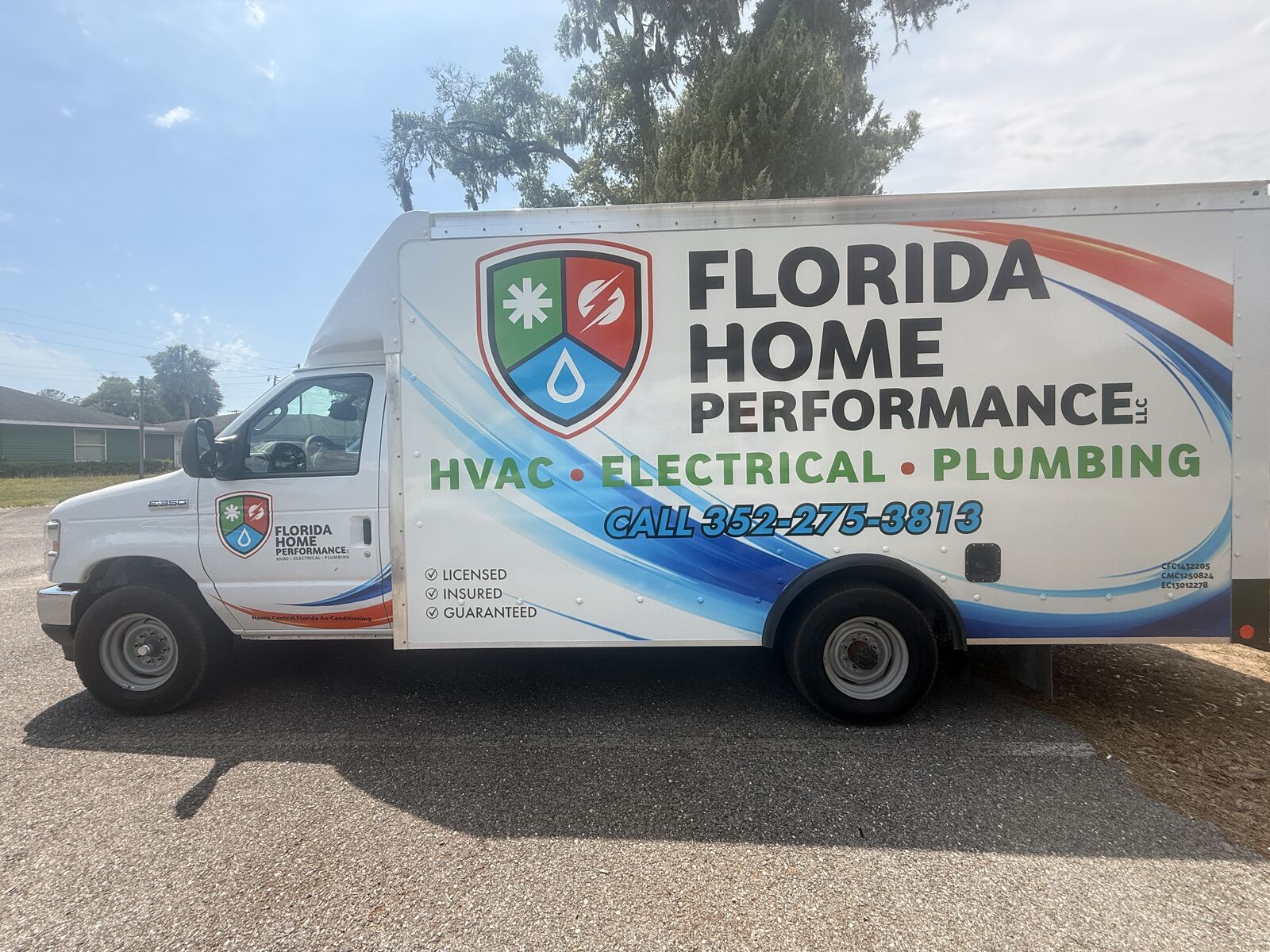 Florida Home Performance box truck - Licensed, Insured, Guaranteed